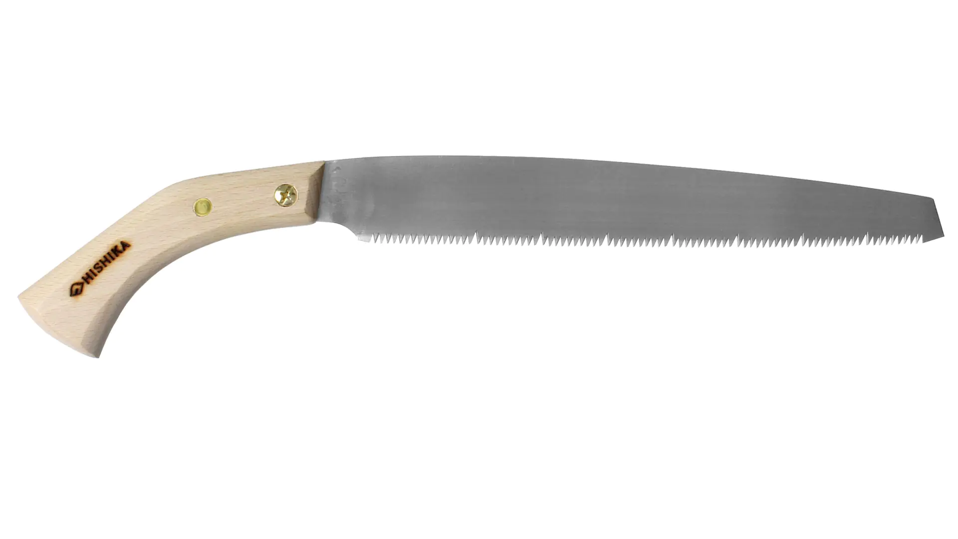 Traditional Japanese pruning saw with wooden holster blade 250 mm HISHIKA Traditional Japanese pruning saw with wooden holster blade 250 mm HISHIKA