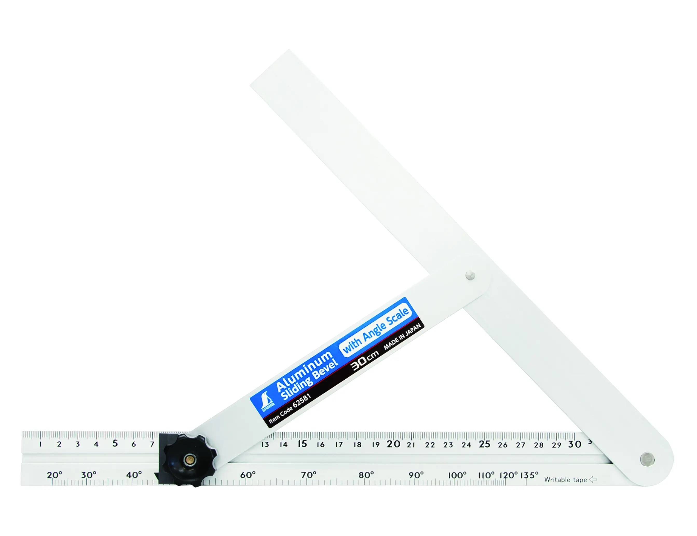 Falsa squadra grande con goniometro 30cm SHINWA