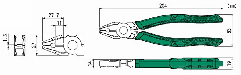 Pinza per la rimozione delle viti Neji-saurus PZ-59 ENGINEER Pinza per la rimozione delle viti Neji-saurus PZ-59 ENGINEER