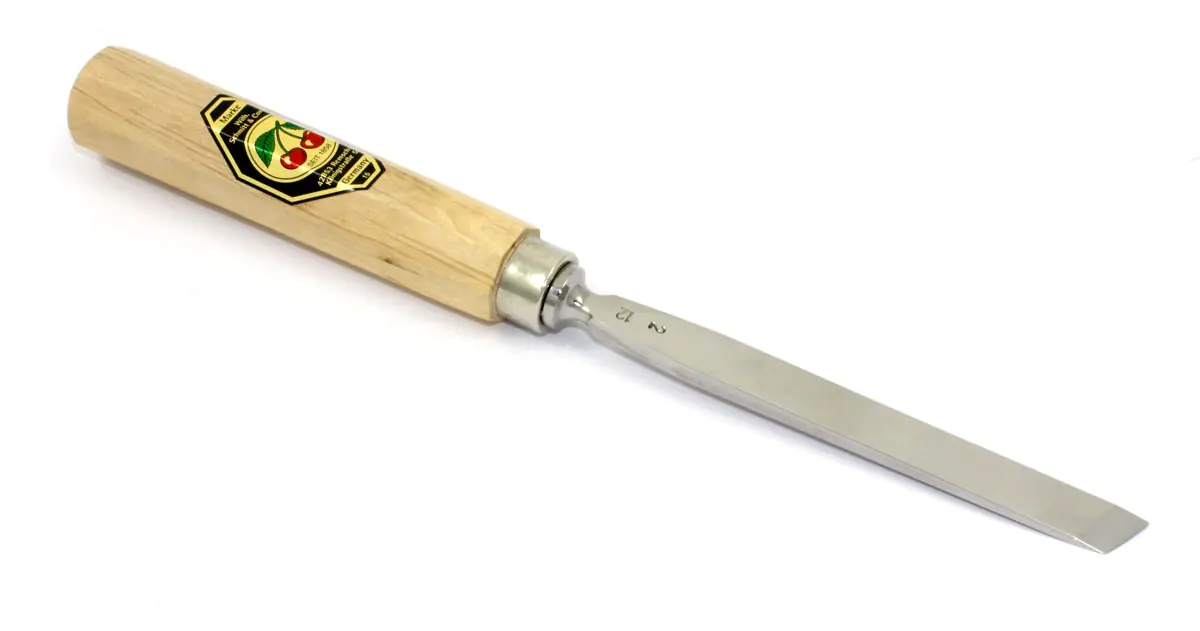 Scalpello taglio 1 dritto, affilato obliquamente (smusso su entrambi i lati)