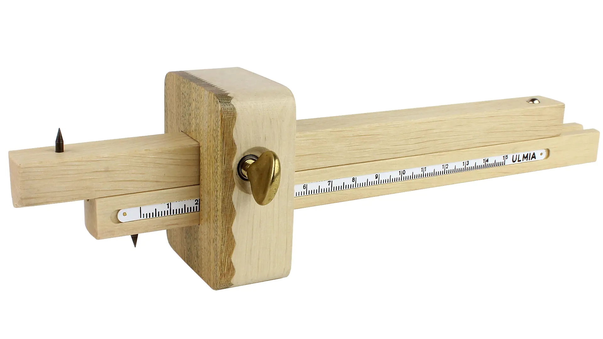 Graffietto da marcatura in carpino bianco – placcato con lignum vitae ULMIA Graffietto da marcatura in carpino bianco – placcato con lignum vitae ULMIA