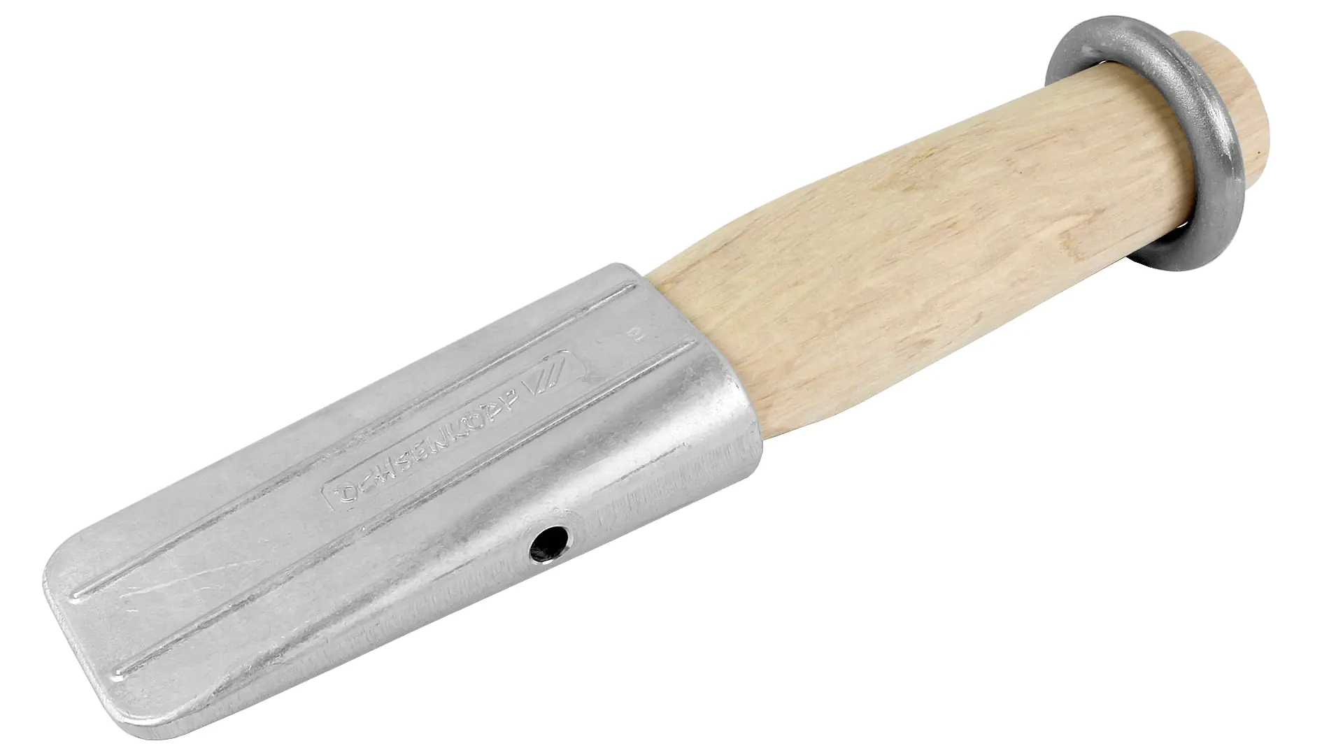 Cuneo di aluminio con maniglia di legno e annello 920 g lunghezza 360 mm lama 70 mm OCHSENKOPF Cuneo di aluminio con maniglia di legno e annello 920 g lunghezza 360 mm lama 70 mm OCHSENKOPF