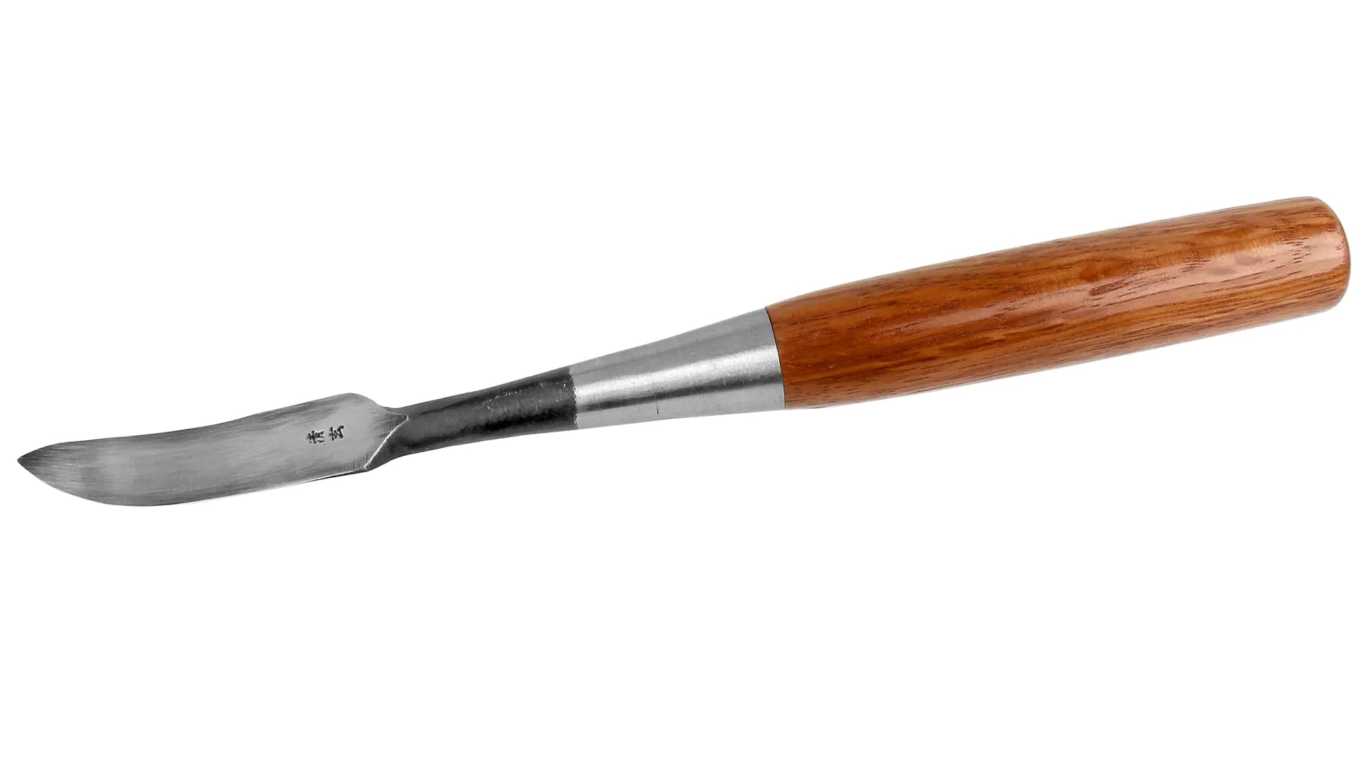 Yarri Kanna (atrezzo da intaglio) curvo al inverso con manico quercia rossa KAWASEI