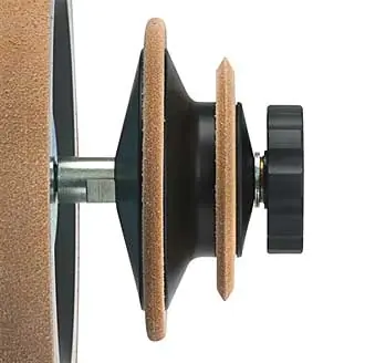 LA-120 ruota da lucidatura in cuoio per strumenti da tornitura e scultura TORMEK