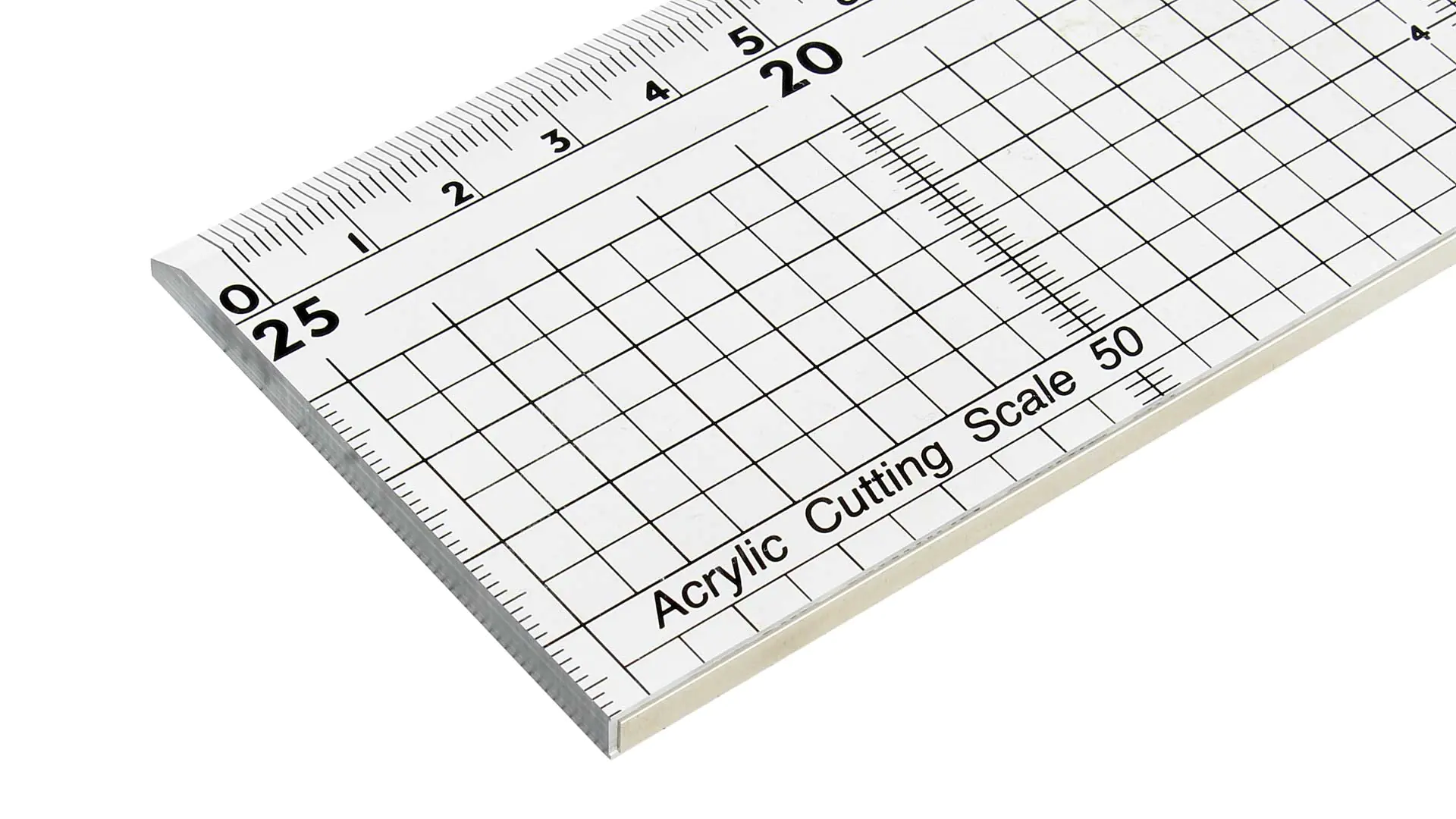 Acrylic Cutting Rule with Stainless Edge 30cm SHINWA Acrylic Cutting Rule with Stainless Edge 30cm SHINWA
