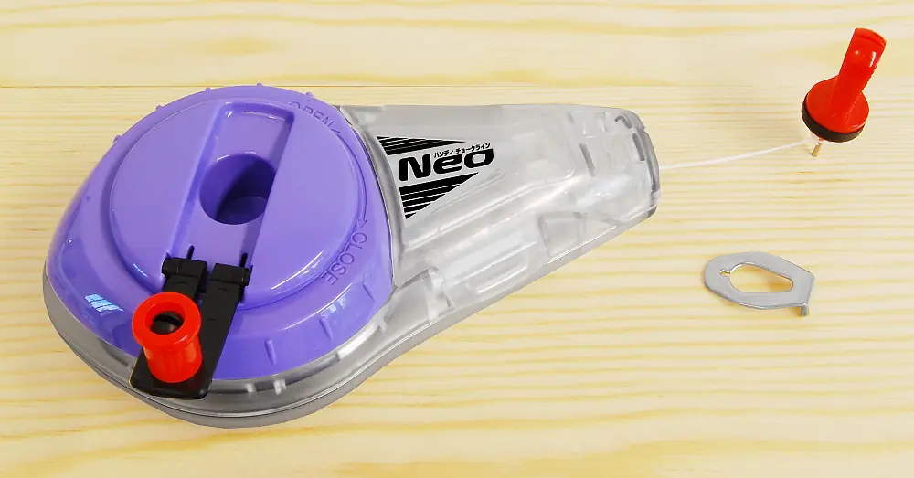 Marcatore a linea di gesso riavvolgimento a mano e corda sottile SHINWA