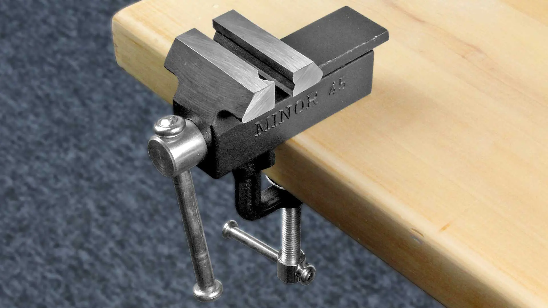 Morsa mini Minor 45US con montaggio al tavolo
