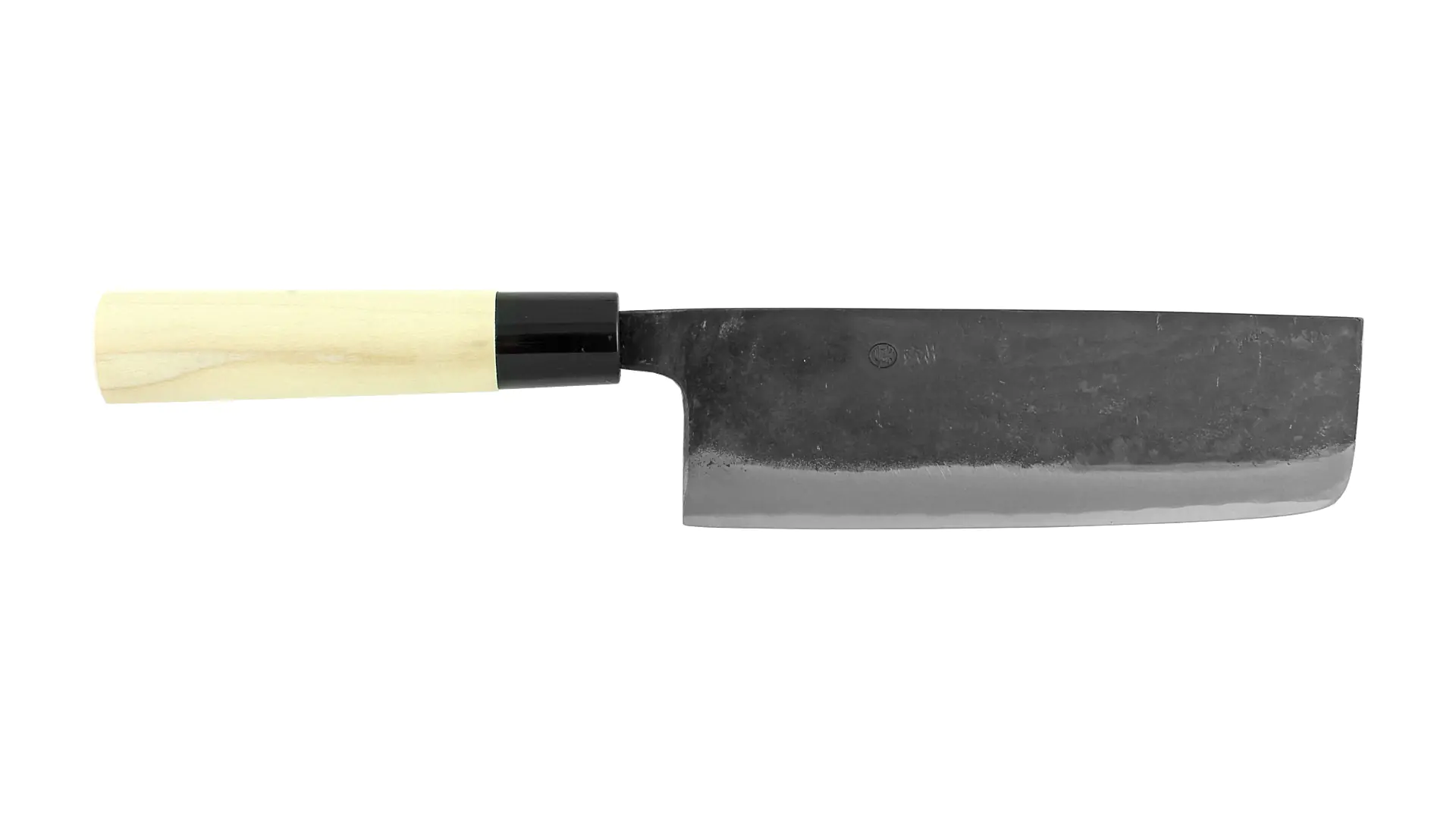 Nakiri - Coltello giapponese da verdura in acciaio di damasco/acciaio bianco lama 165 mm Sontoku Nakiri - Coltello giapponese da verdura in acciaio di damasco/acciaio bianco lama 165 mm Sontoku