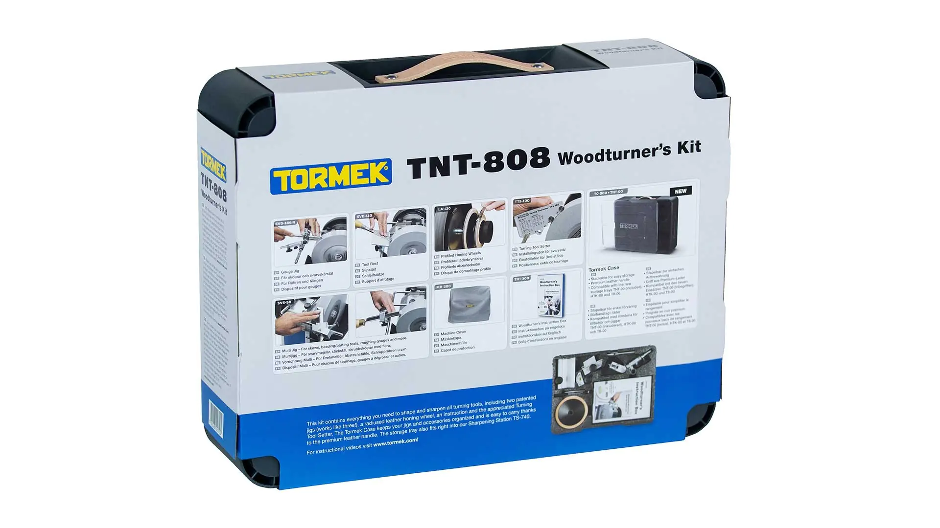 TNT-808 Tormek set per tornitura SVD-186 R, SVD-110, LA-120, TTS-100, SVS-50, MH-380, TNT-300, TC-800 + TNT-00
