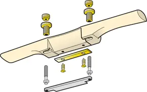 Kit per vastringa in legno tagliente 70 mm VERITAS Kit per vastringa in legno tagliente 70 mm VERITAS