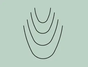 Scalpello da intaglio a unghia curva, serie 11X, senza manico