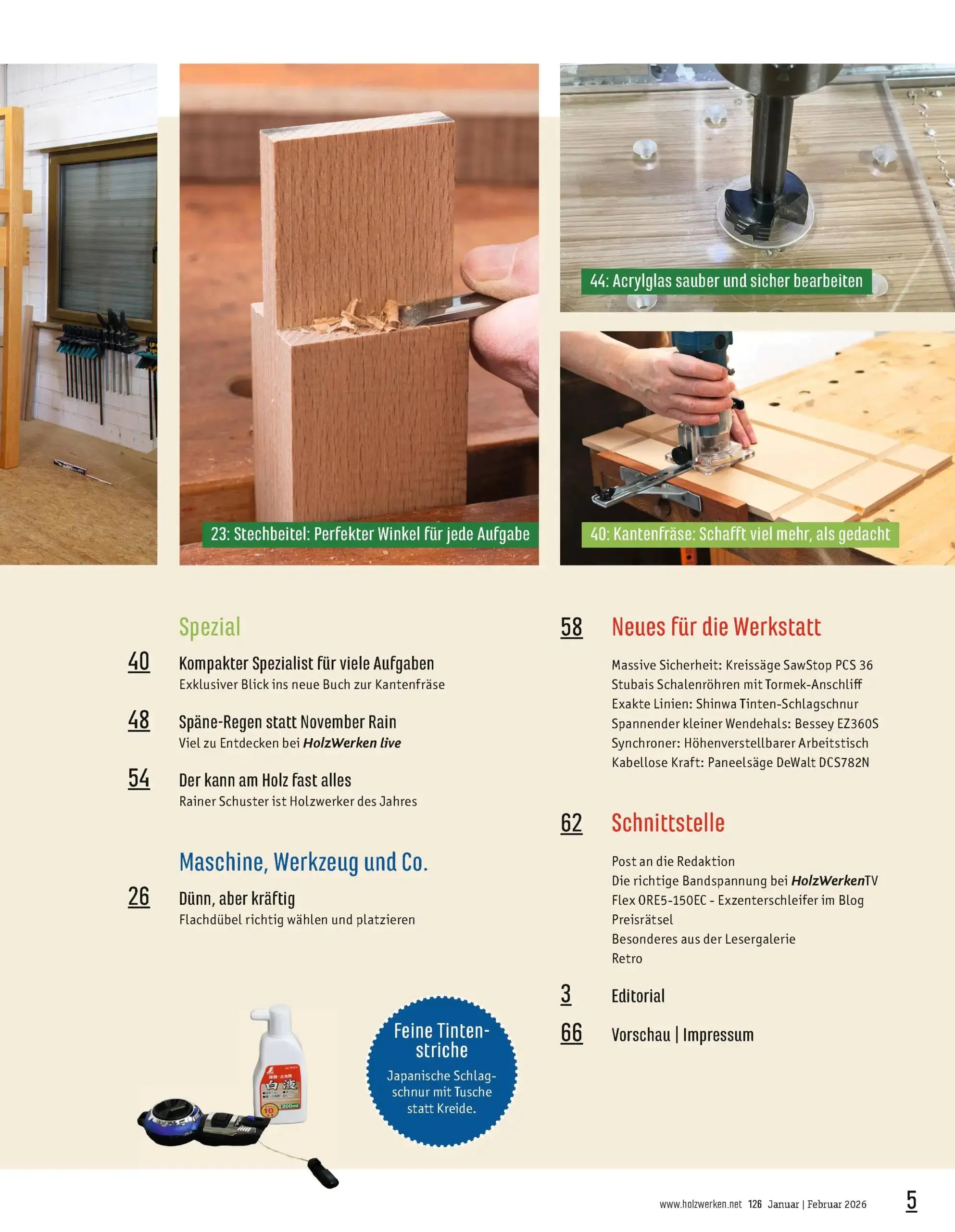 HolzWerken Edizione 126 Gennaio/Febbraio 2026