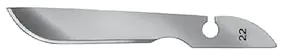 Bisturi lama no. 22 non sterile