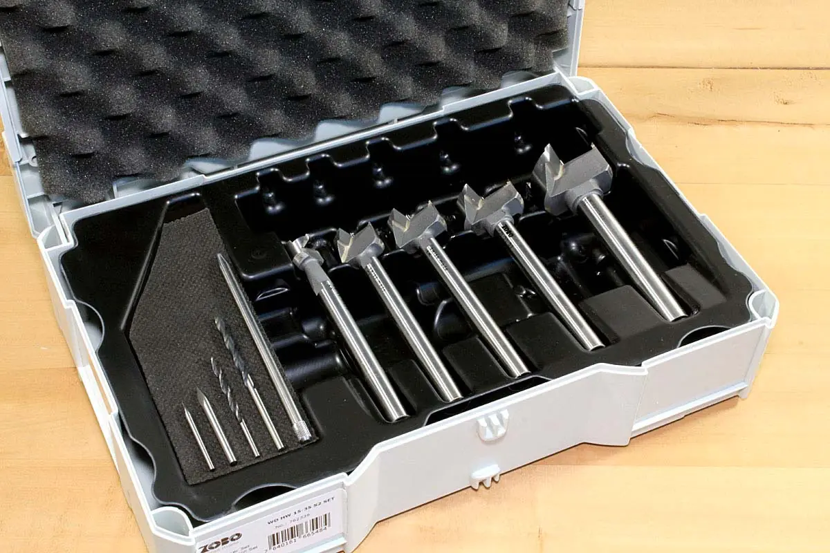 ZOBO Set di punte forstner WD HW S2 15-20-25-30-35 mm (Carburo di Tungsteno) ZOBO Set di punte forstner WD HW S2 15-20-25-30-35 mm (Carburo di Tungsteno)