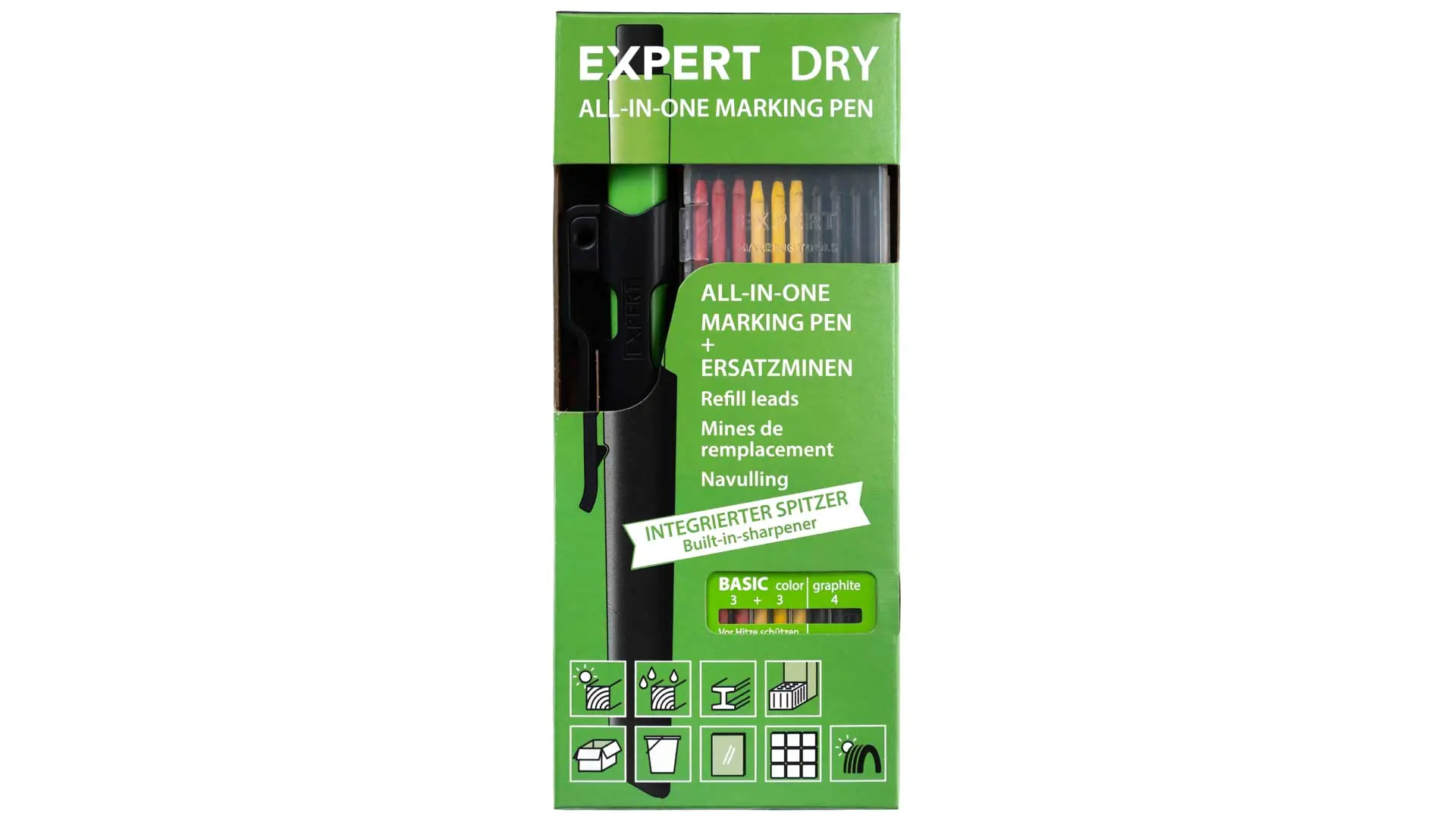 EXPERT DRY Matita per marcatura + Set di mine base refill per il portamine