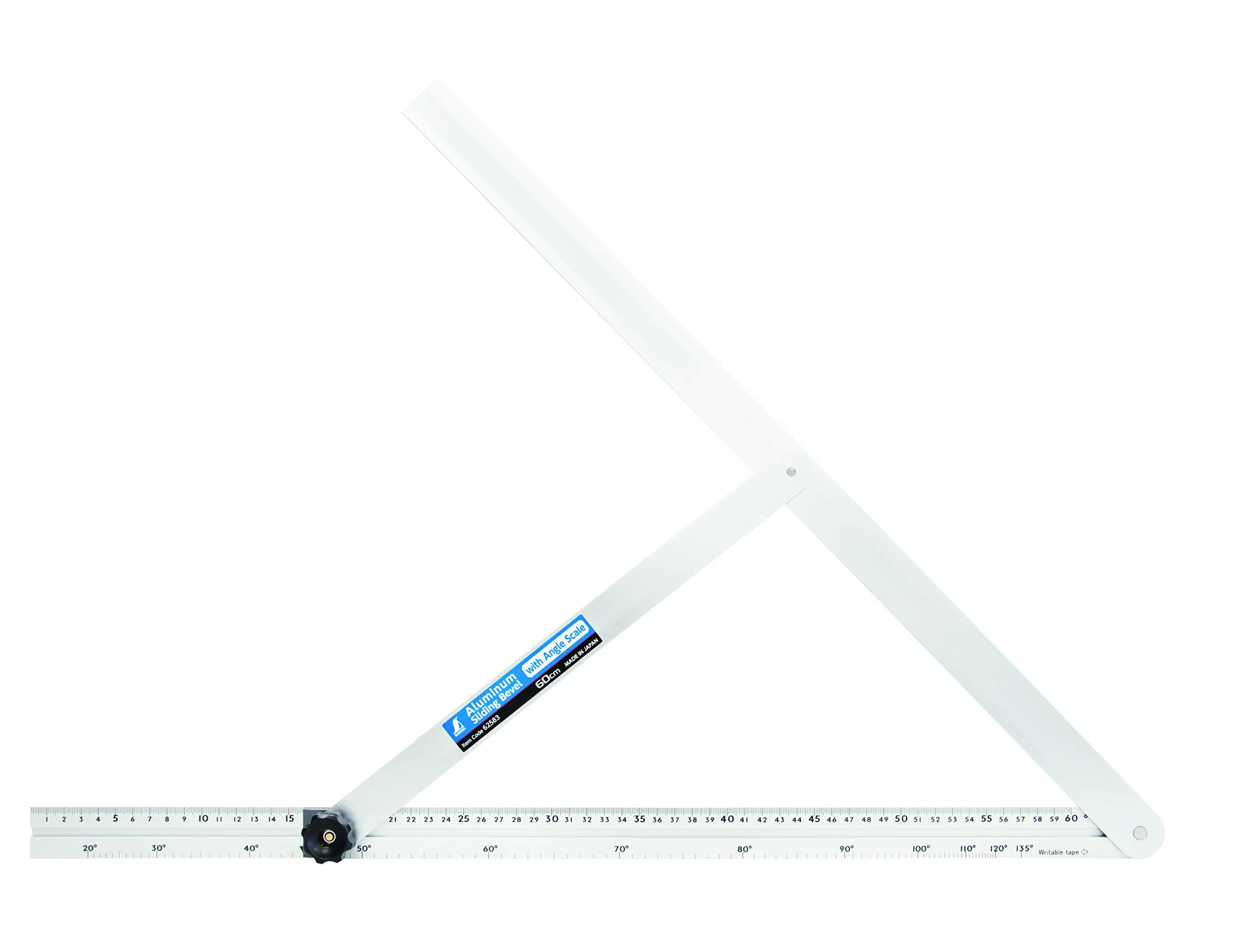 Falsa squadra grande con goniometro 45cm SHINWA