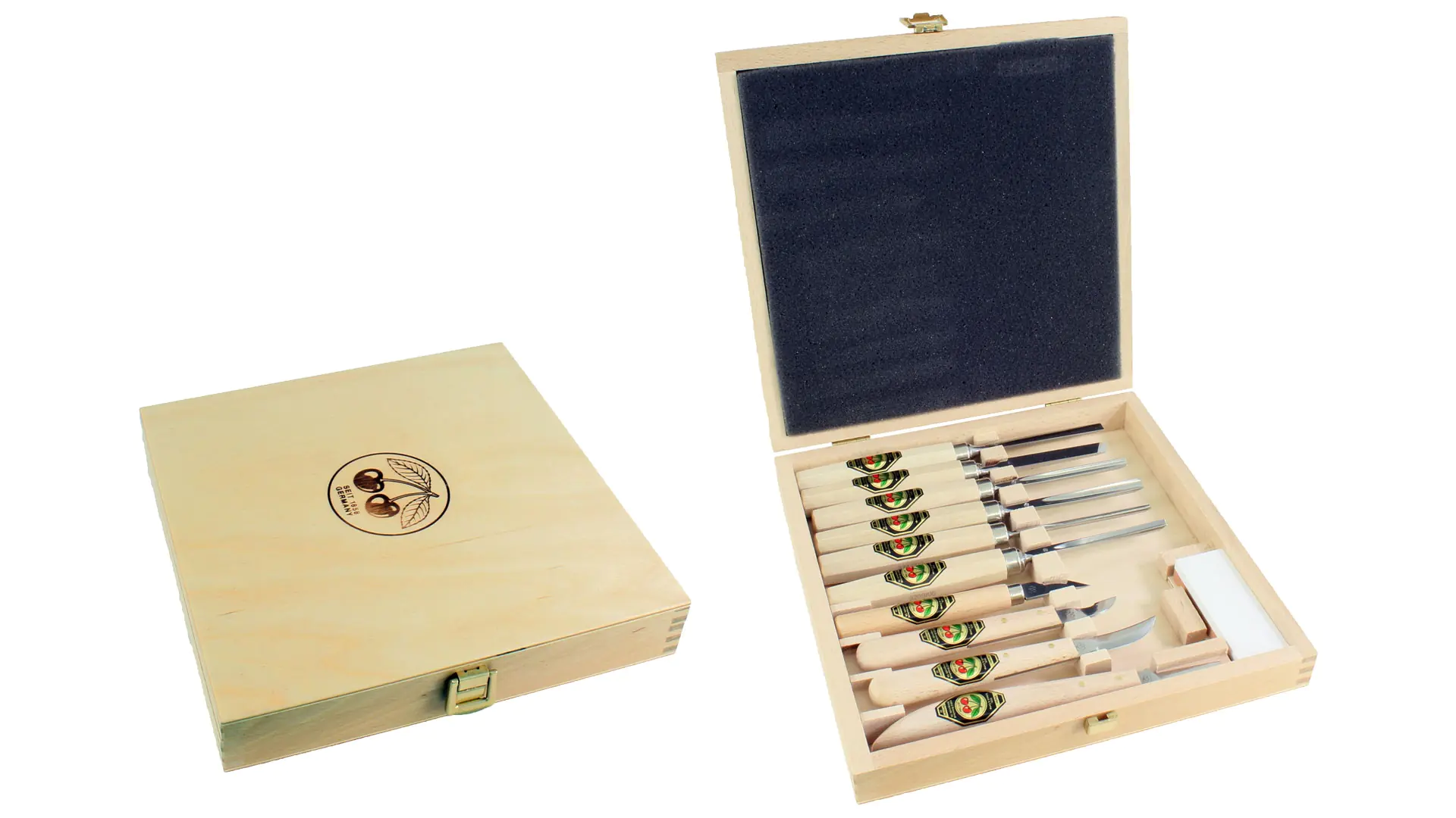 Set di 11 pezzi da intaglio DUE CILIEGE Set di 11 pezzi da intaglio DUE CILIEGE