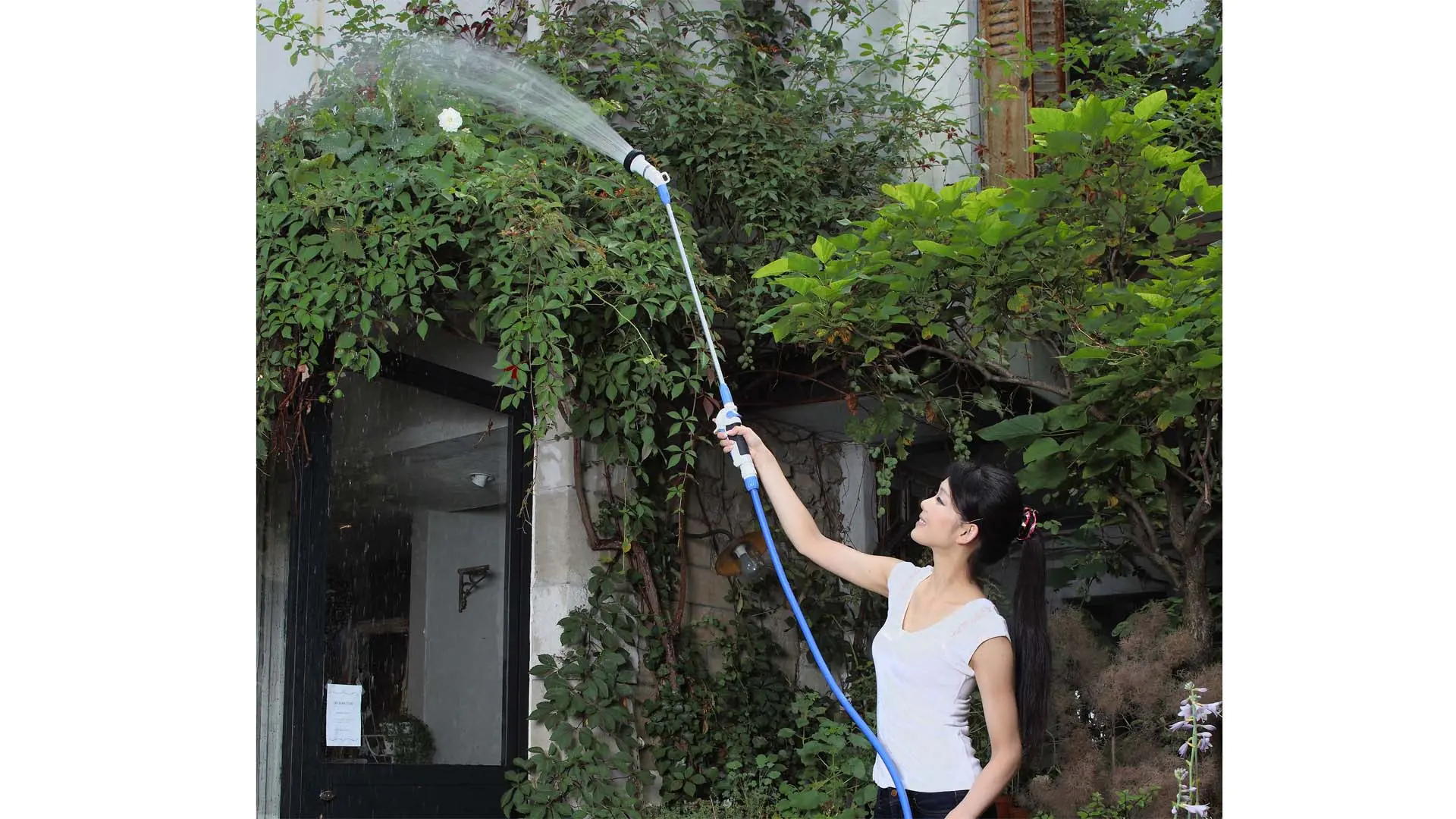 Long watering wand with spray head TAKAGI Long watering wand with spray head TAKAGI