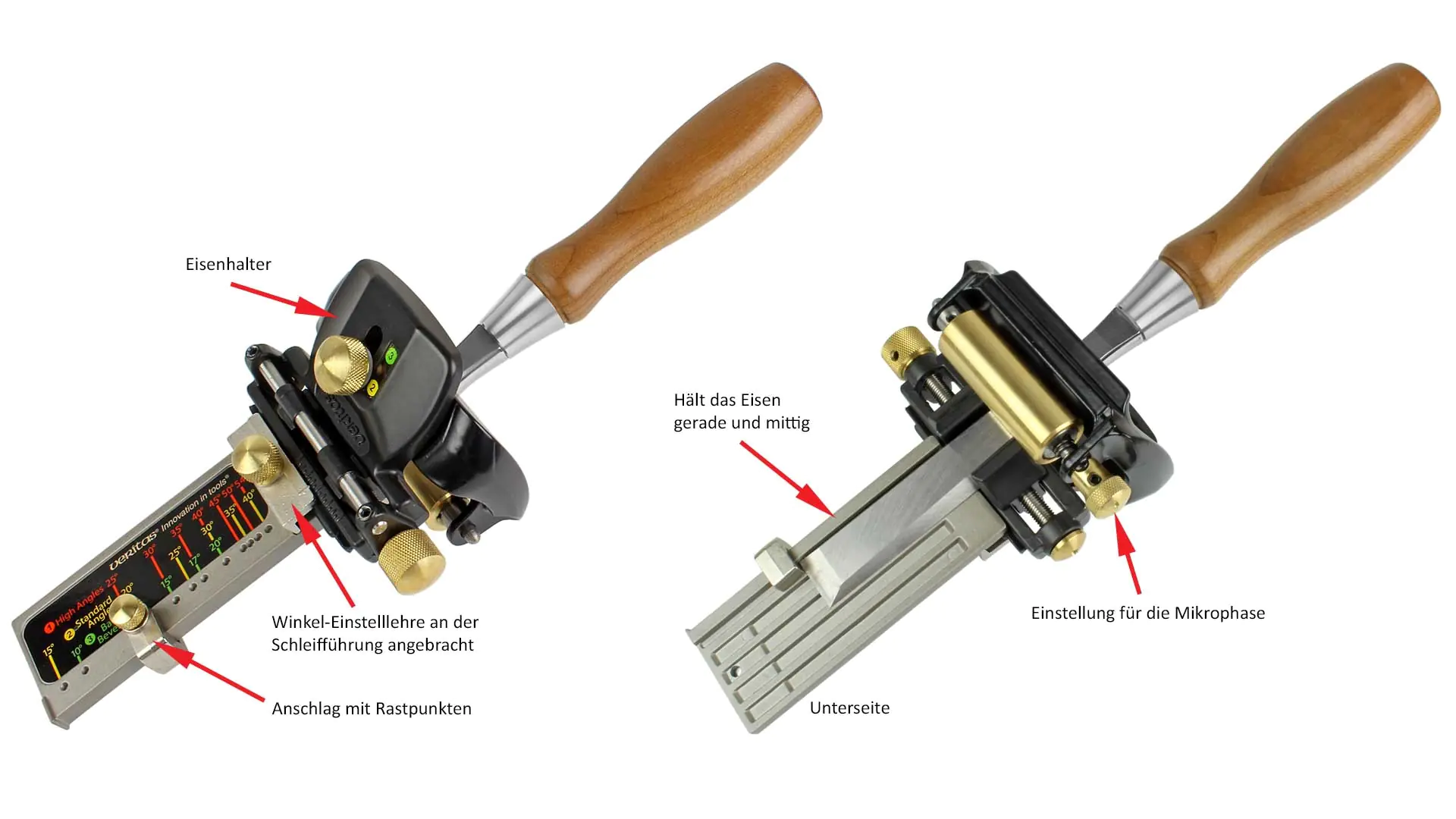 Guida da affilatura MK.II per lame strette VERITAS Guida da affilatura MK.II per lame strette VERITAS