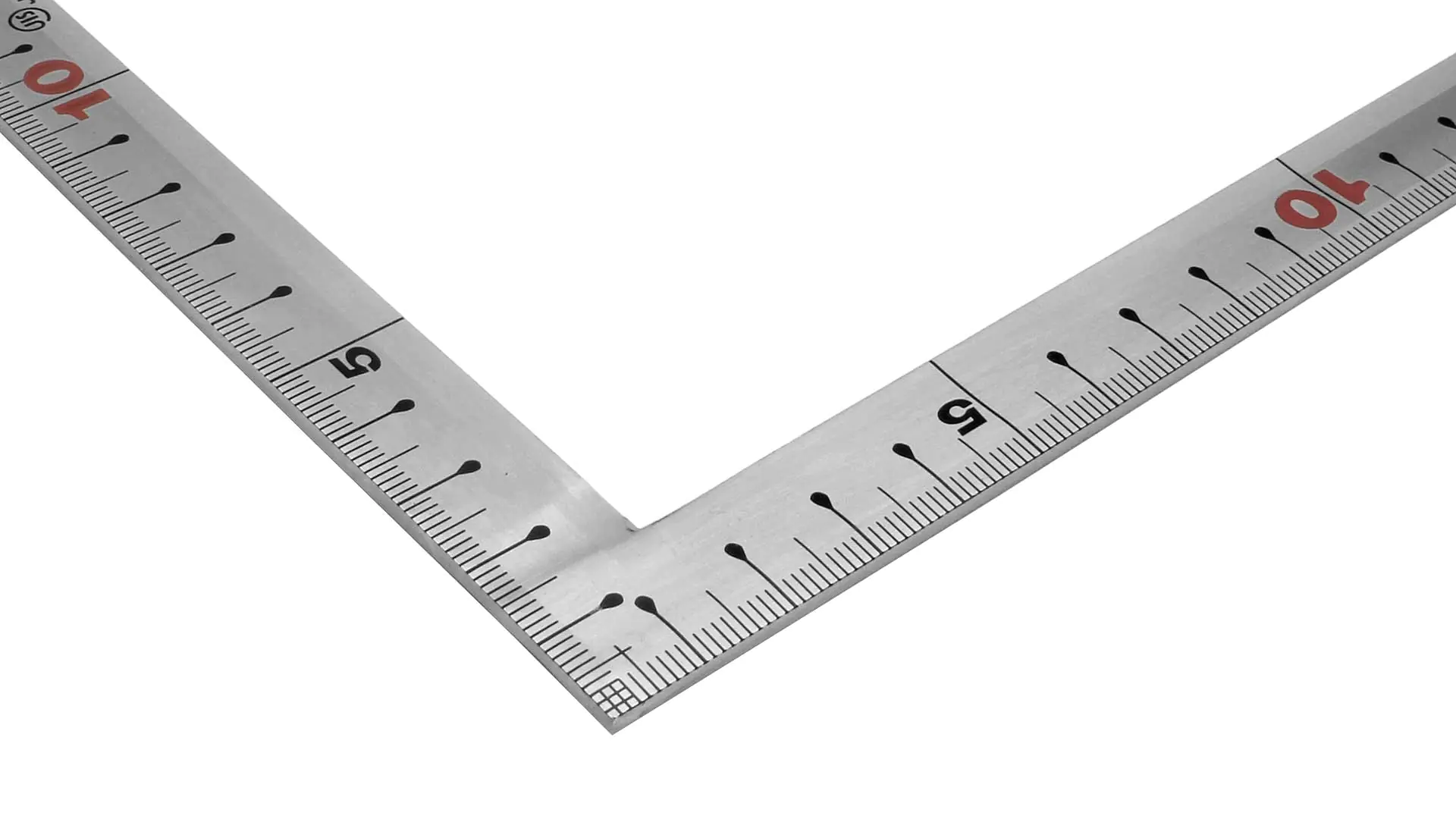 Squadra da carpentiere giapponese "Sashigane" rigido with conversion scales 30 cm SHINWA Squadra da carpentiere giapponese "Sashigane" rigido with conversion scales 30 cm SHINWA