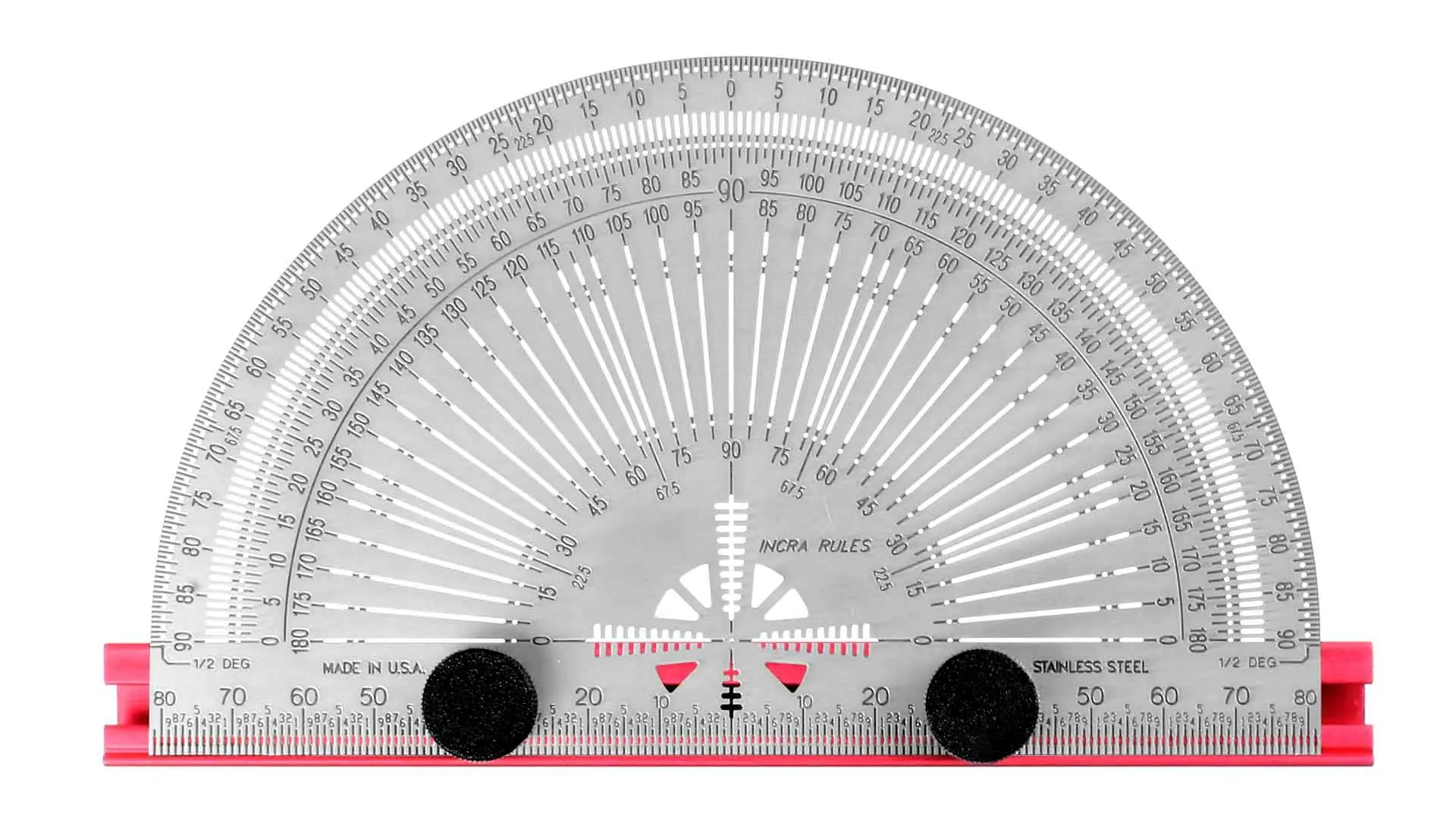 Goniometro da marcatura 160 mm graduazione in mm INCRA Goniometro da marcatura 160 mm graduazione in mm INCRA
