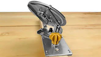 Impostazione 45° per taglio a sbalzo