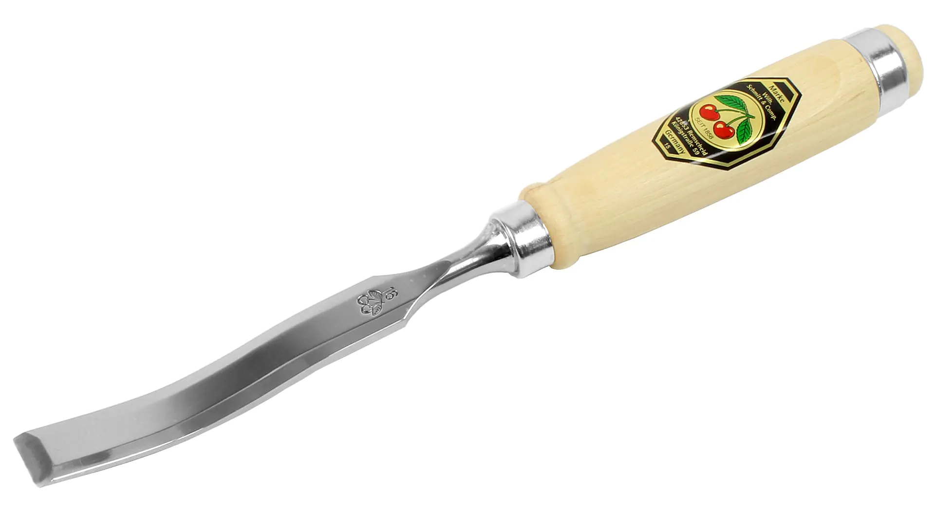 Scalpello con lama curva