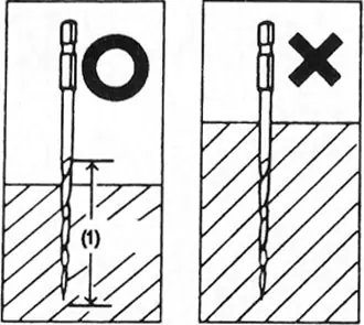 Set di punte per fori coniche 4 - 5 - 6 mm Set di punte per fori coniche 4 - 5 - 6 mm