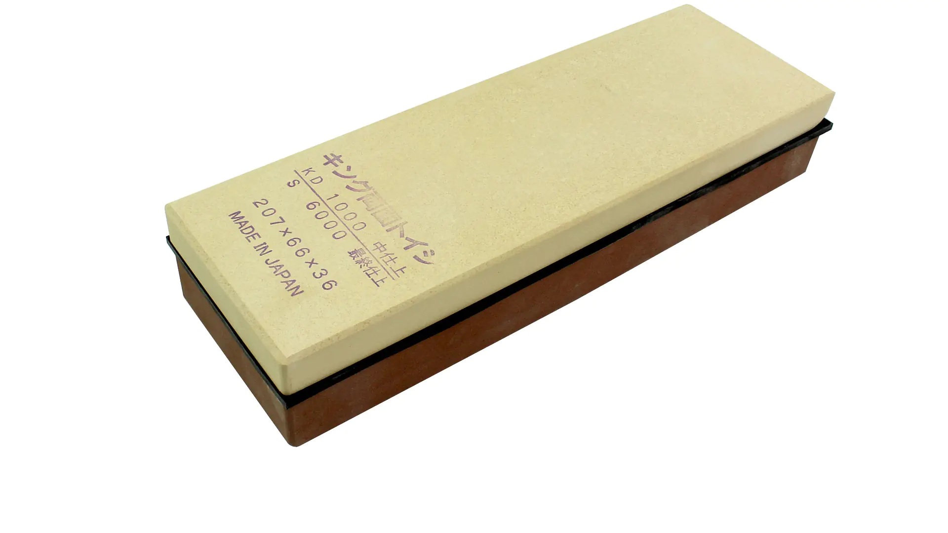 Pietra ad acqua combinata grande 1000/6000 misure 207x66x36mm KING