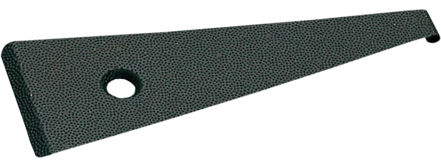 Piastra di levigatura di ricambio piatta trapezoidale 83 x 28 x 7 mm