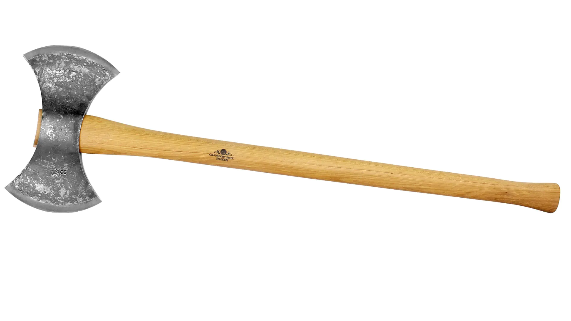Ascia di abbattimento doppia lama lunghezza 35 in. = 90 cm GRANSFORS BRUKS