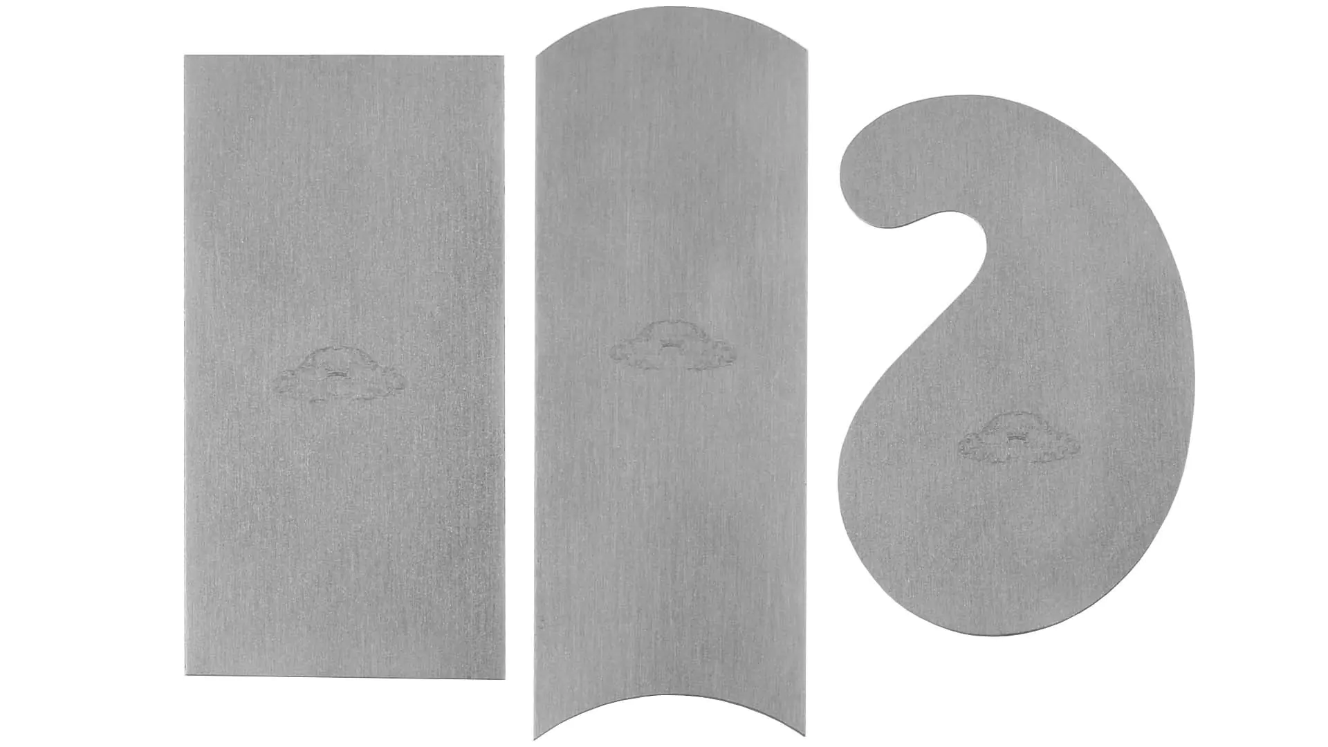Set di 3 rasiere CROWN