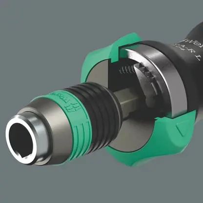 838 RA-R L Cacciavite a cricchetto con mandrino a cambio rapido Rapidaptor WERA