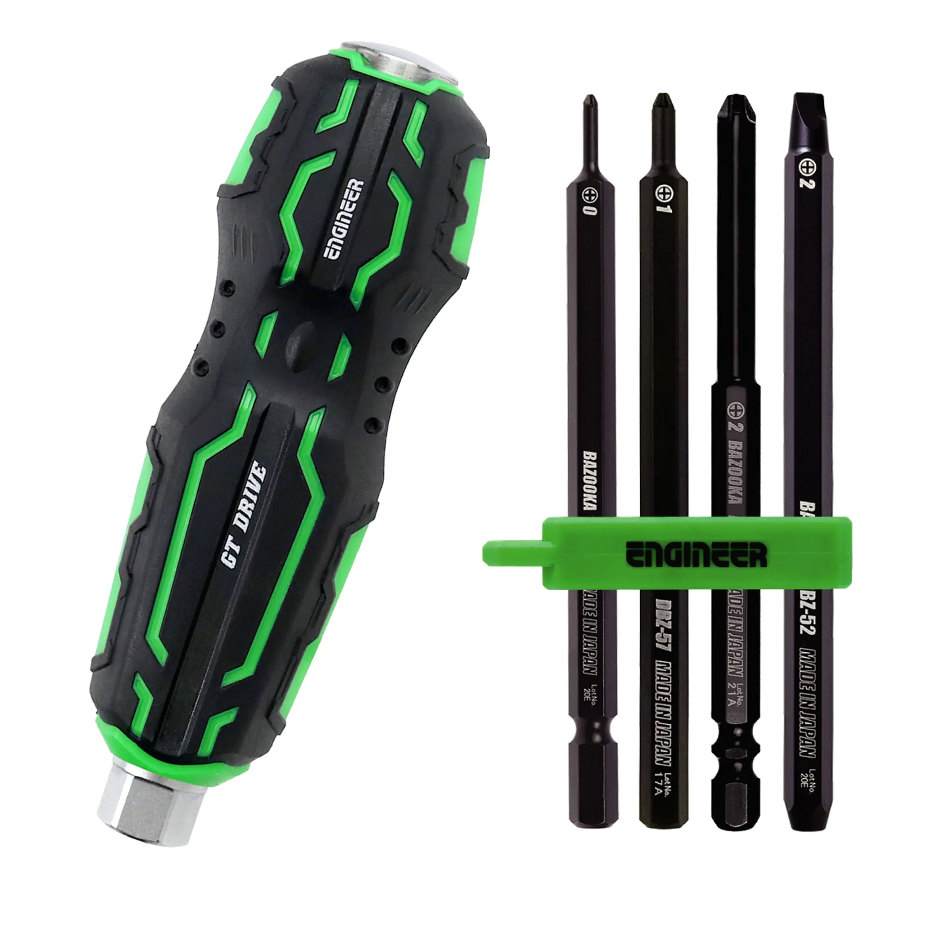 Set di estrattori 4 in 1 da 105 mm per viti PH + Impugnatura ergonomica e confortevole ENGINEER