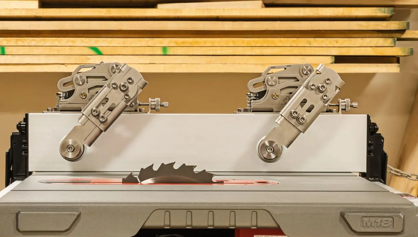 JessEm STS dispositivo di pressione per seghe circolari