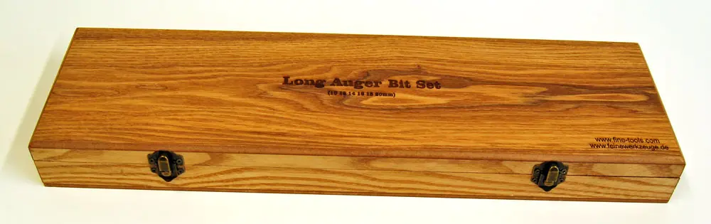 Set di 6 trivelle a elica 10-12-14-16-18-20 mm LT 460 mm in scatola di legno Set di 6 trivelle a elica 10-12-14-16-18-20 mm LT 460 mm in scatola di legno