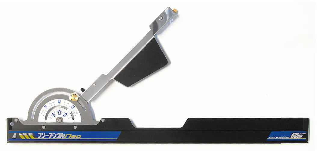Guida SHINWA da 60 cm per sega circolare con angolo regolabile Guida SHINWA da 60 cm per sega circolare con angolo regolabile