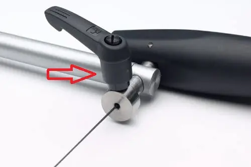 Leva di serraggio in plastica di ricambio regolabile vite M5 per seghetto da traforo PEBARO Automatico