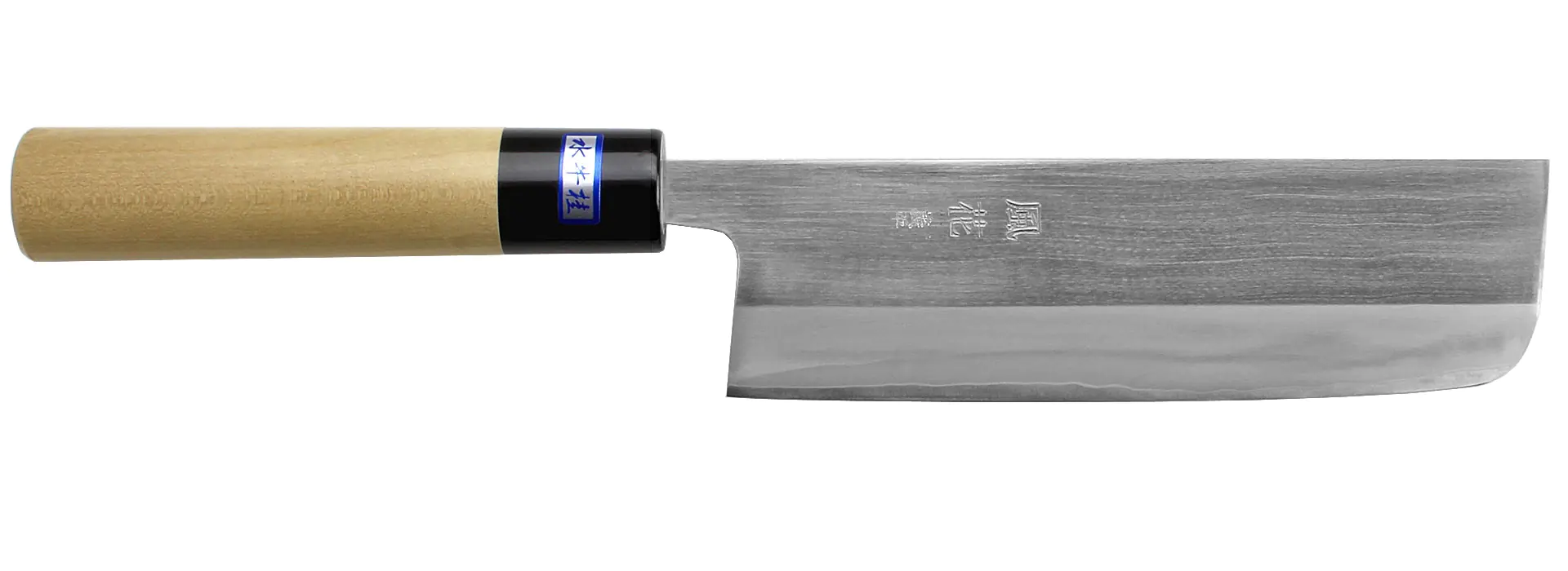 KAZAHANA Kakugata 165 mm - Coltello giapponese in acciaio di metallurgia delle polveri con manico in legno di magnolia GIHEI