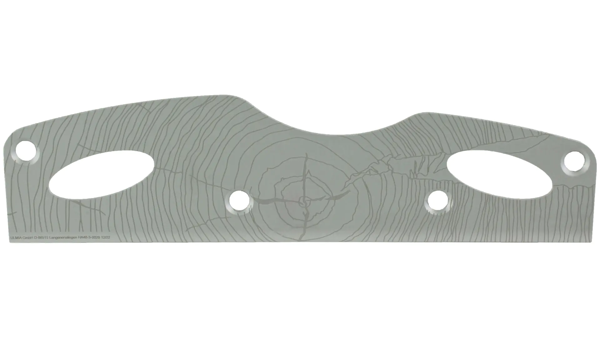 Pialla In Legno Di Pero Ulmia | Ferro Doppio 48mm | Per Finiture Di Precisione - Foto 2