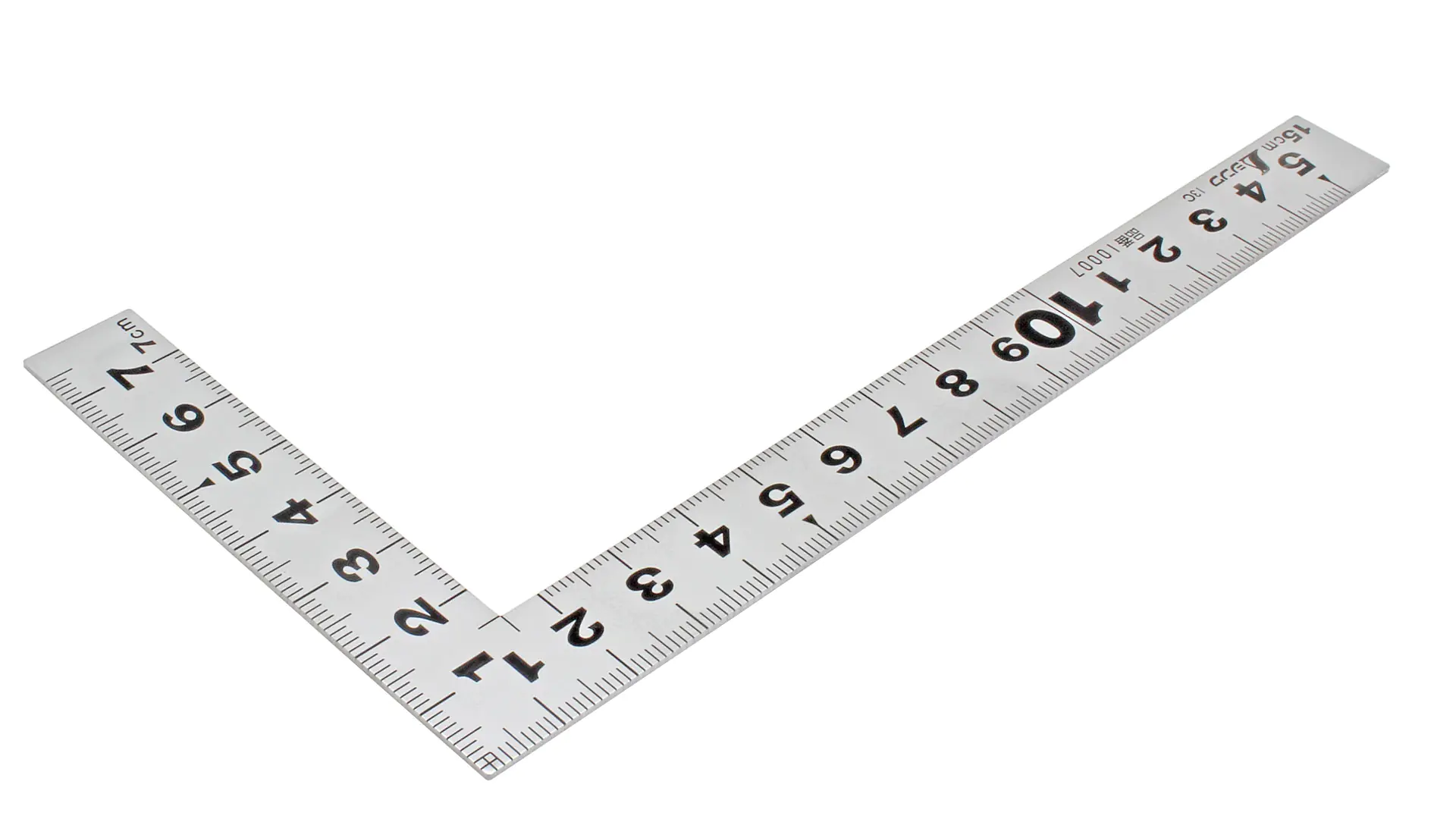 Squadra giapponese da falegname rigido 15 cm cross section 15 x 1 mm SHINWA