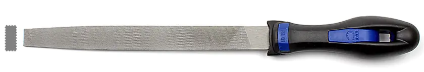 Lima piatta appuntita con manico ergonomico taglio 2 lunghezza taglio 200 mm AJAX