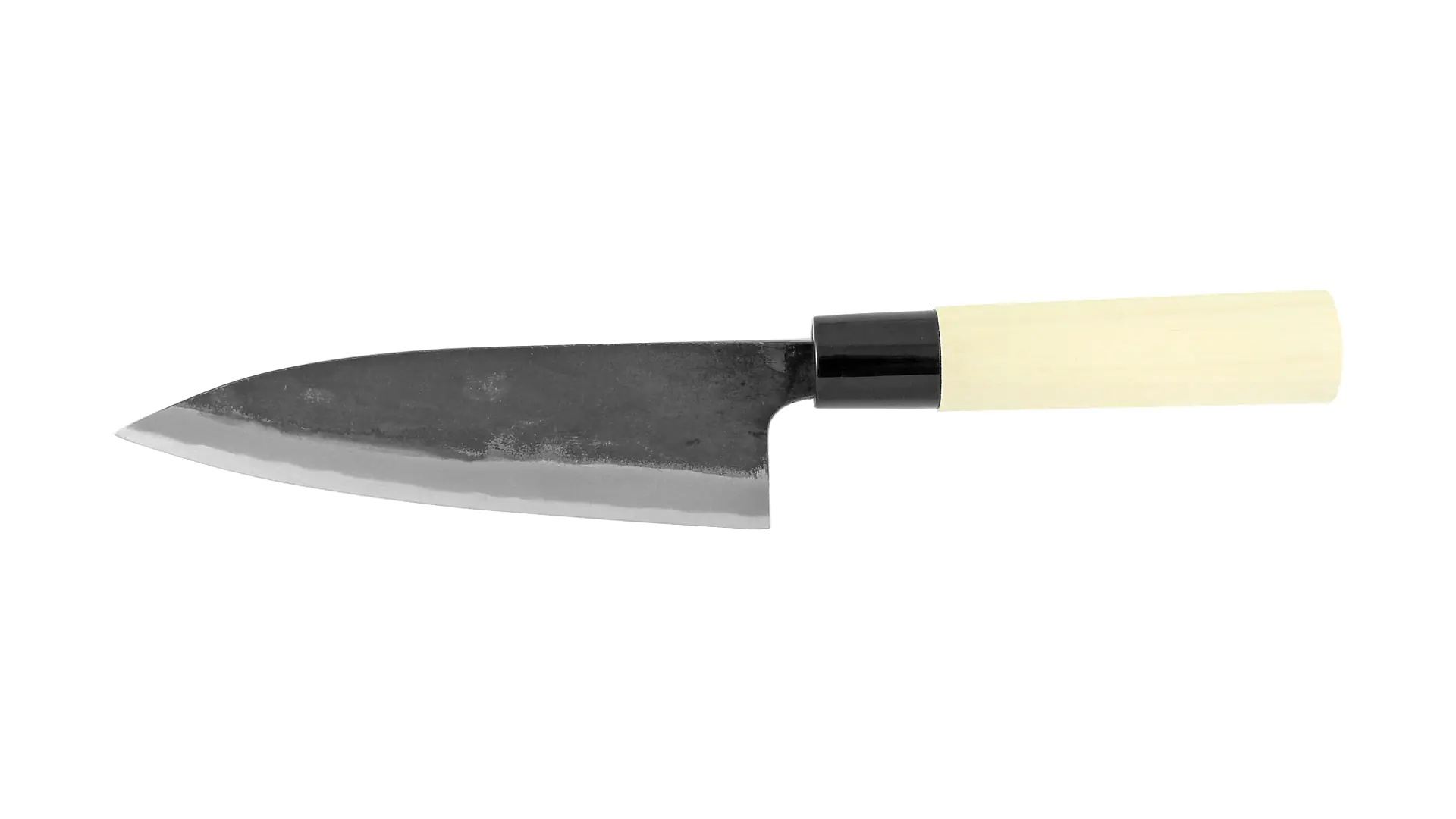 Funayuki  - Coltello giapponese nero multiuso in acciaio bianco lama 165 mm Sontoku Funayuki  - Coltello giapponese nero multiuso in acciaio bianco lama 165 mm Sontoku