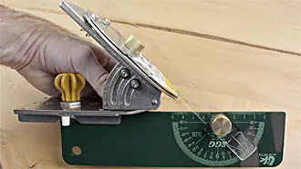 Per la verifica dell'angolo di smusso