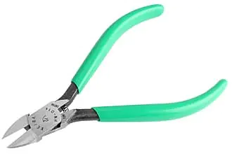 Tronchese a tagliente laterale lucidata con manico rivestito di plastica senza smusso lunghezza totale 115 mm Pro-Hobby Series KEIBA