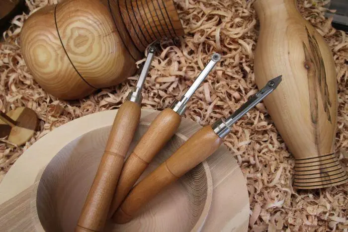 Set di utensili da tornio MINI con punte in metallo duro NAREX