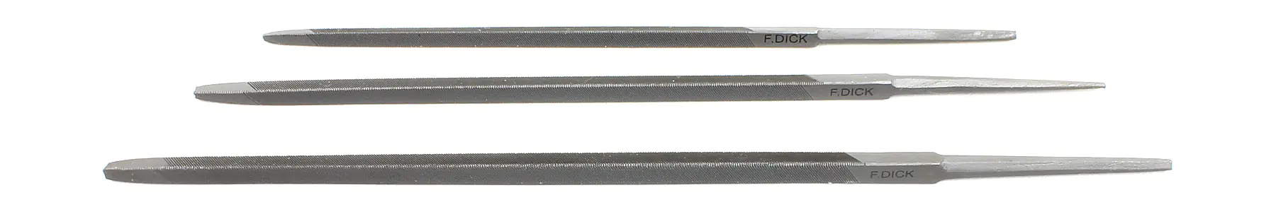 Lima per affilatura seghe doppio extra sottile 125 mm larghezza 5 mm taglio 2 F. DICK Lima per affilatura seghe doppio extra sottile 125 mm larghezza 5 mm taglio 2 F. DICK