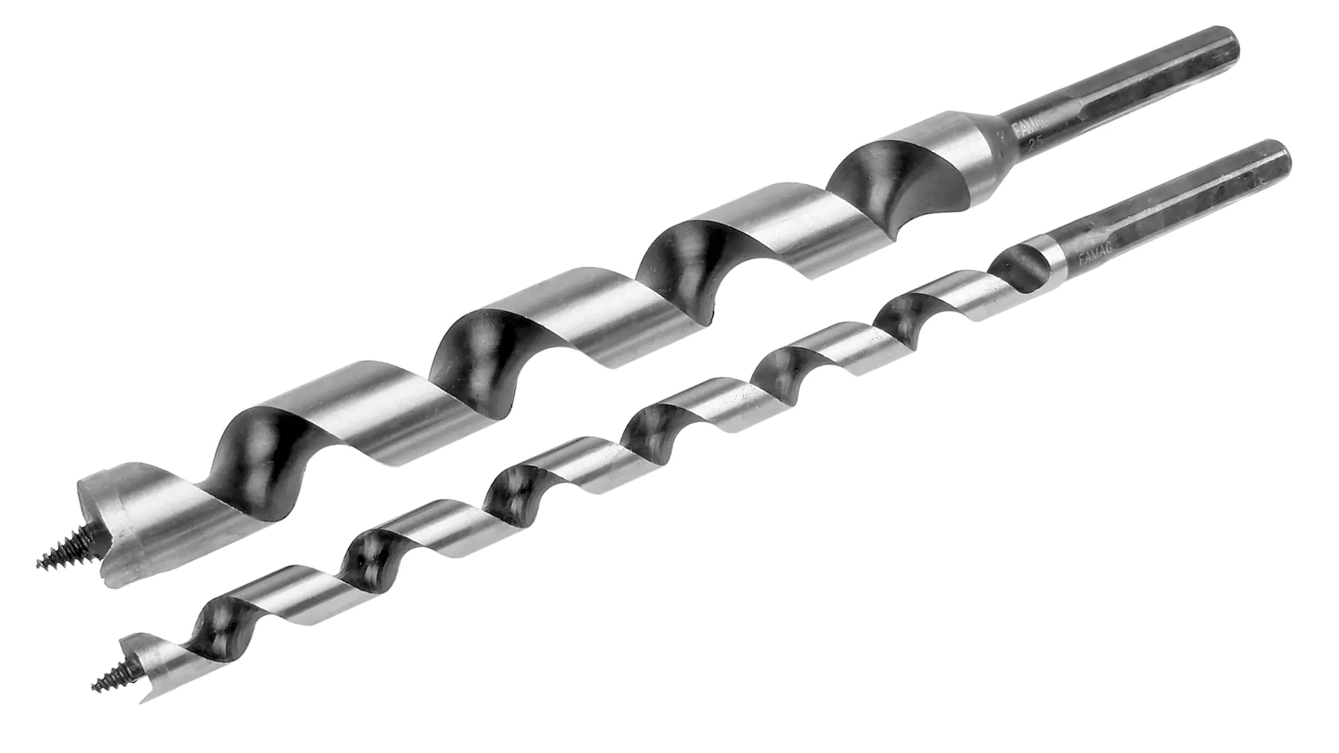 Serie di trivelle a spirale 1410 - Lunghezza totale 320 mm FAMAG