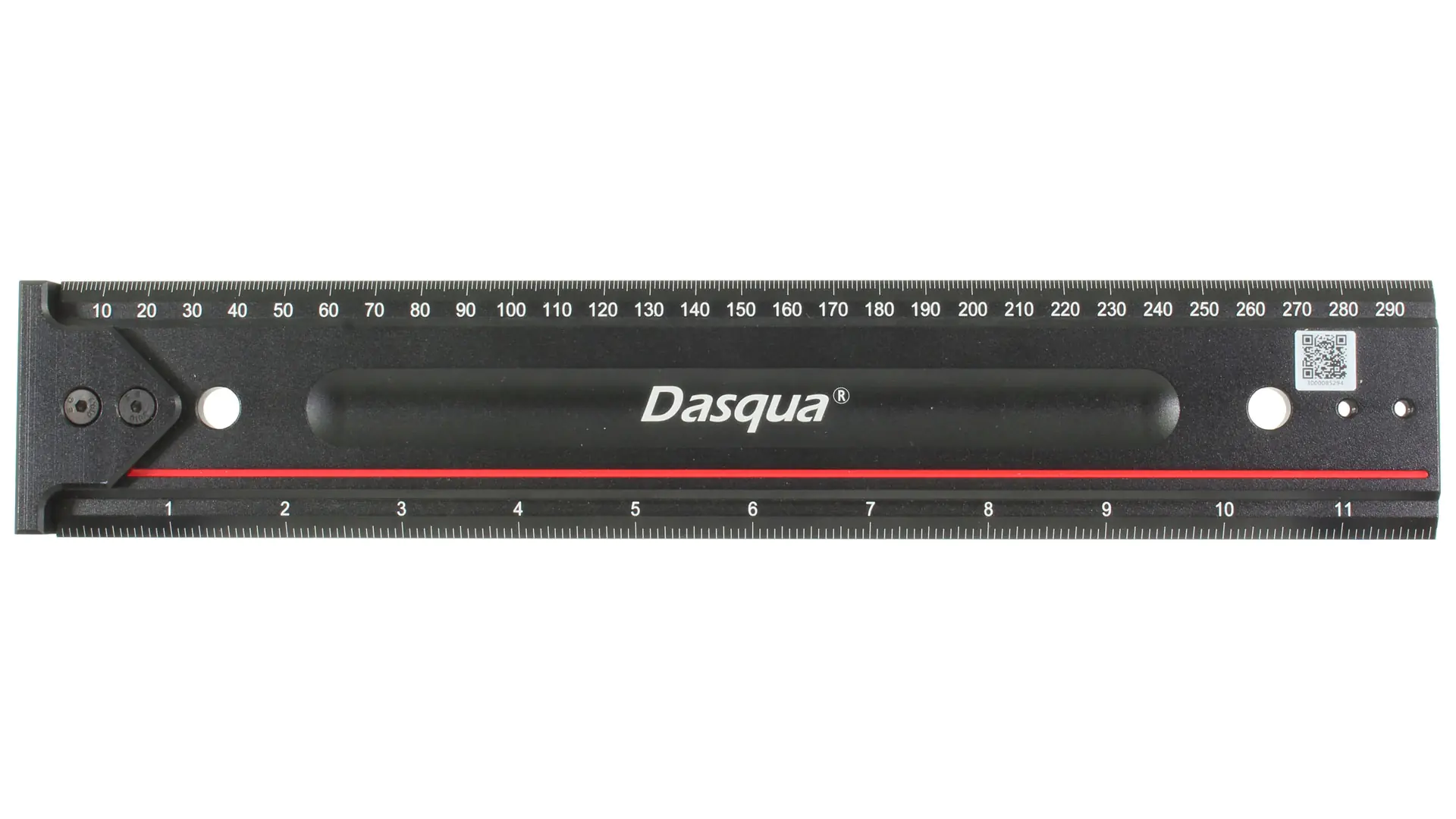 Righello con battuta ❘ BLACK-RED Plus ❘ DASQUA