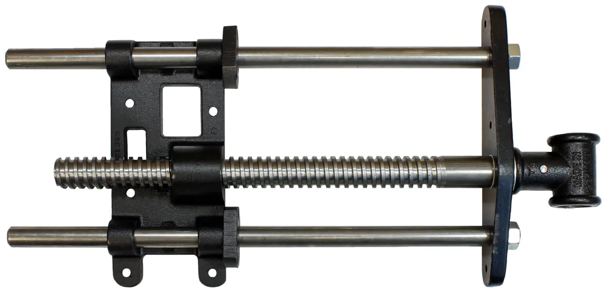 Morsa frontale grande lunghezza 480 mm apertura per il pezzo T per manico 27 mm